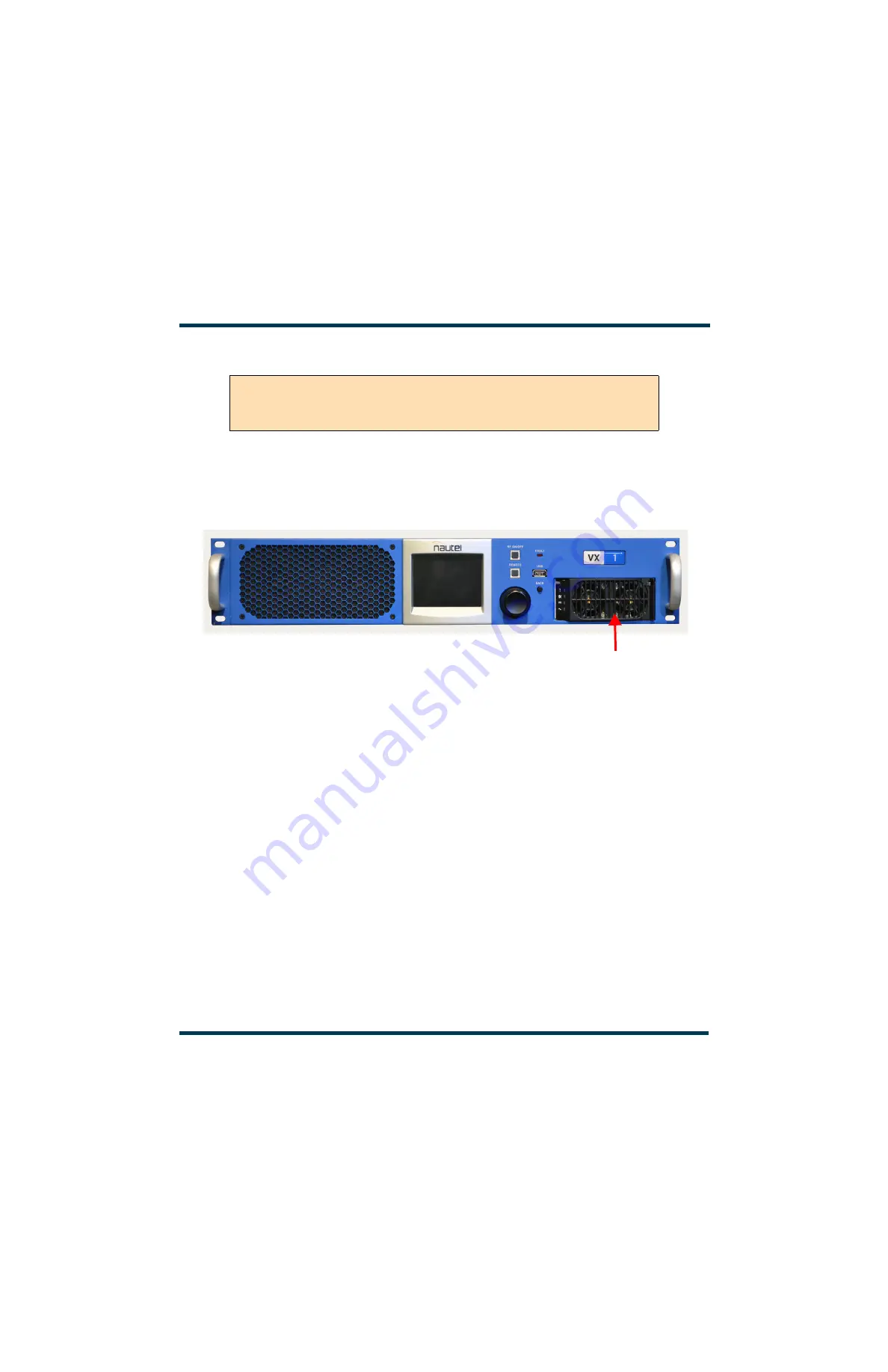 Nautel VX150 Troubleshooting Manual Download Page 51