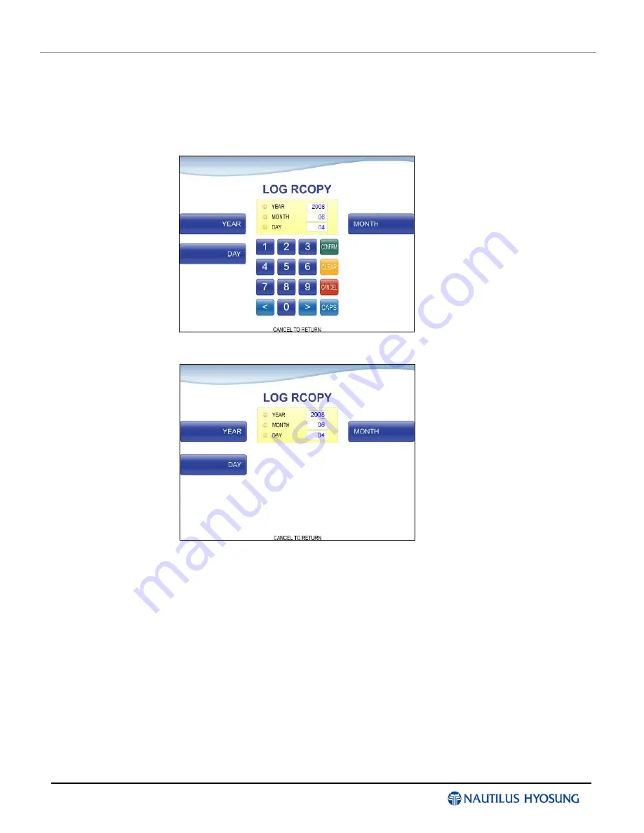 Nautilus Hyosung MX5300 Operator Function Download Page 77