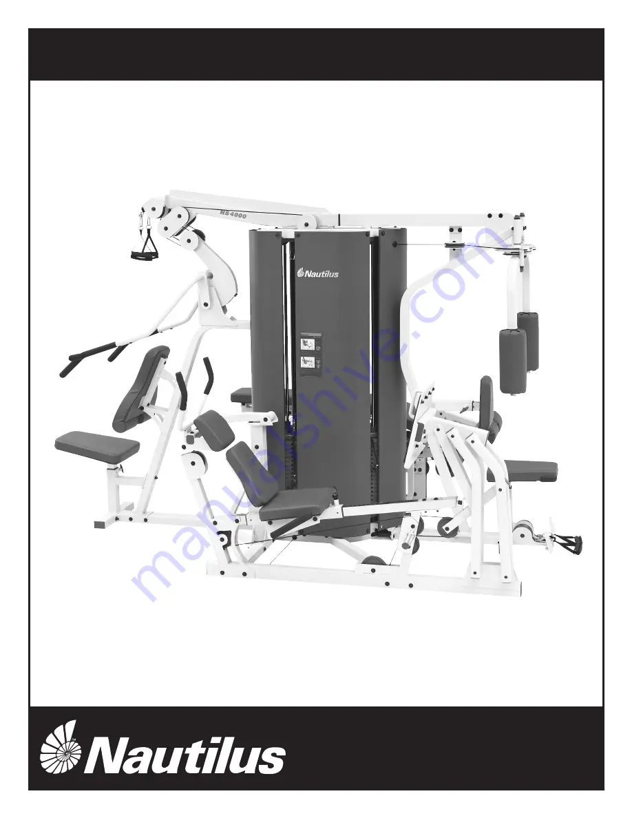 Nautilus NS-4000 Assembly Instructions Manual Download Page 1