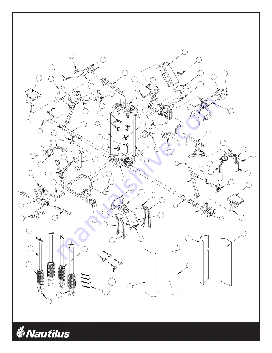 Nautilus NS-4000 Assembly Instructions Manual Download Page 4