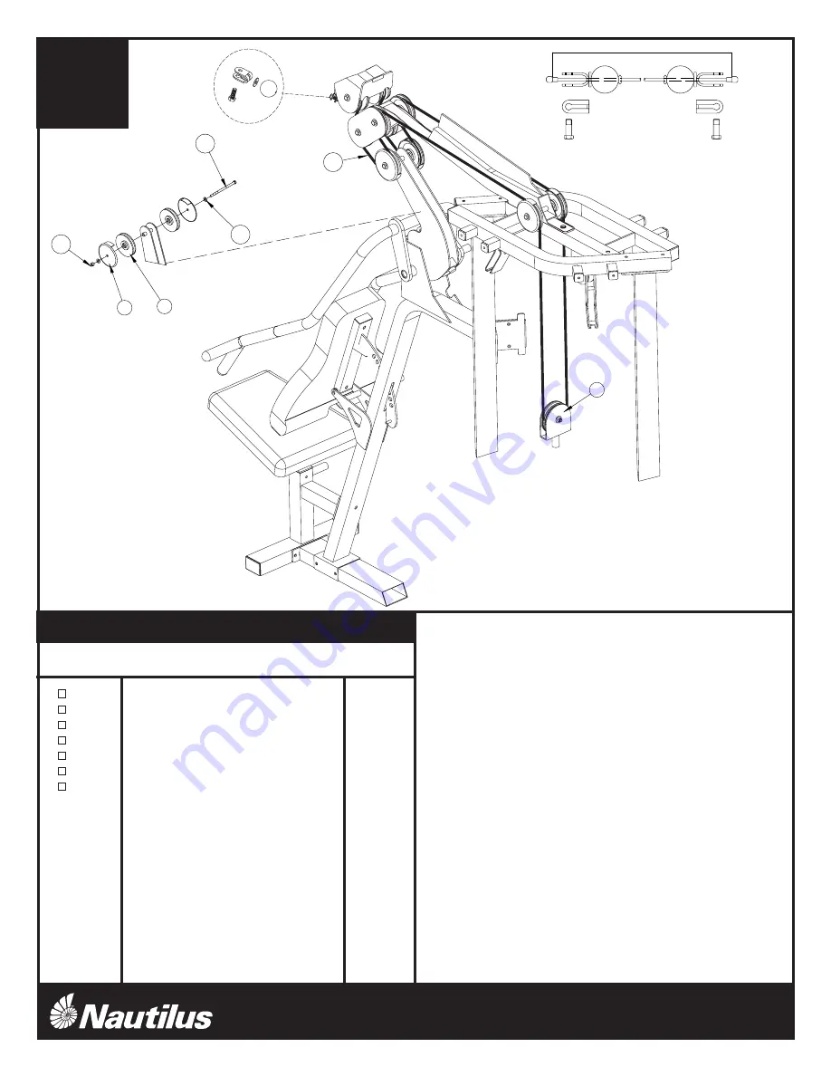 Nautilus NS-4000 Assembly Instructions Manual Download Page 19