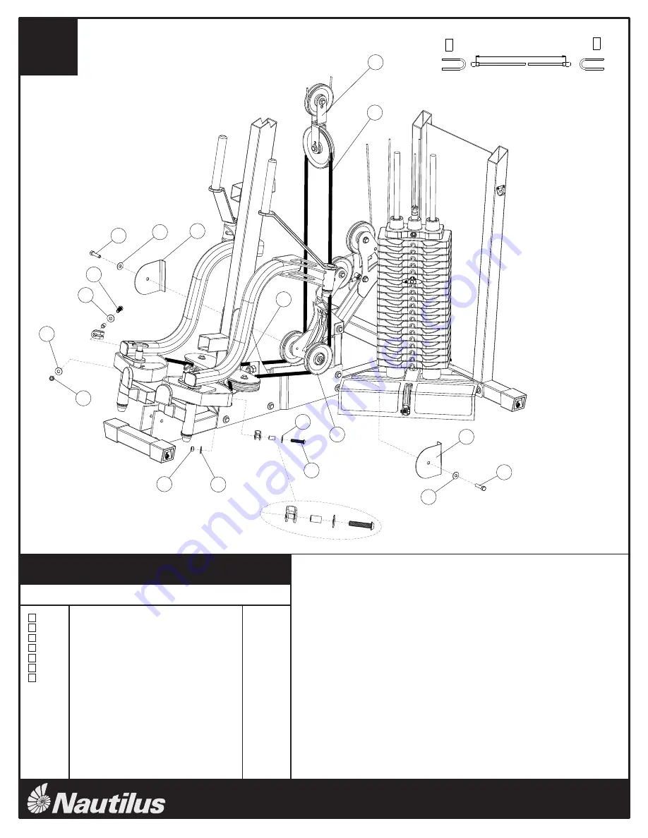 Nautilus NS-600 Assembly Instructions Manual Download Page 15