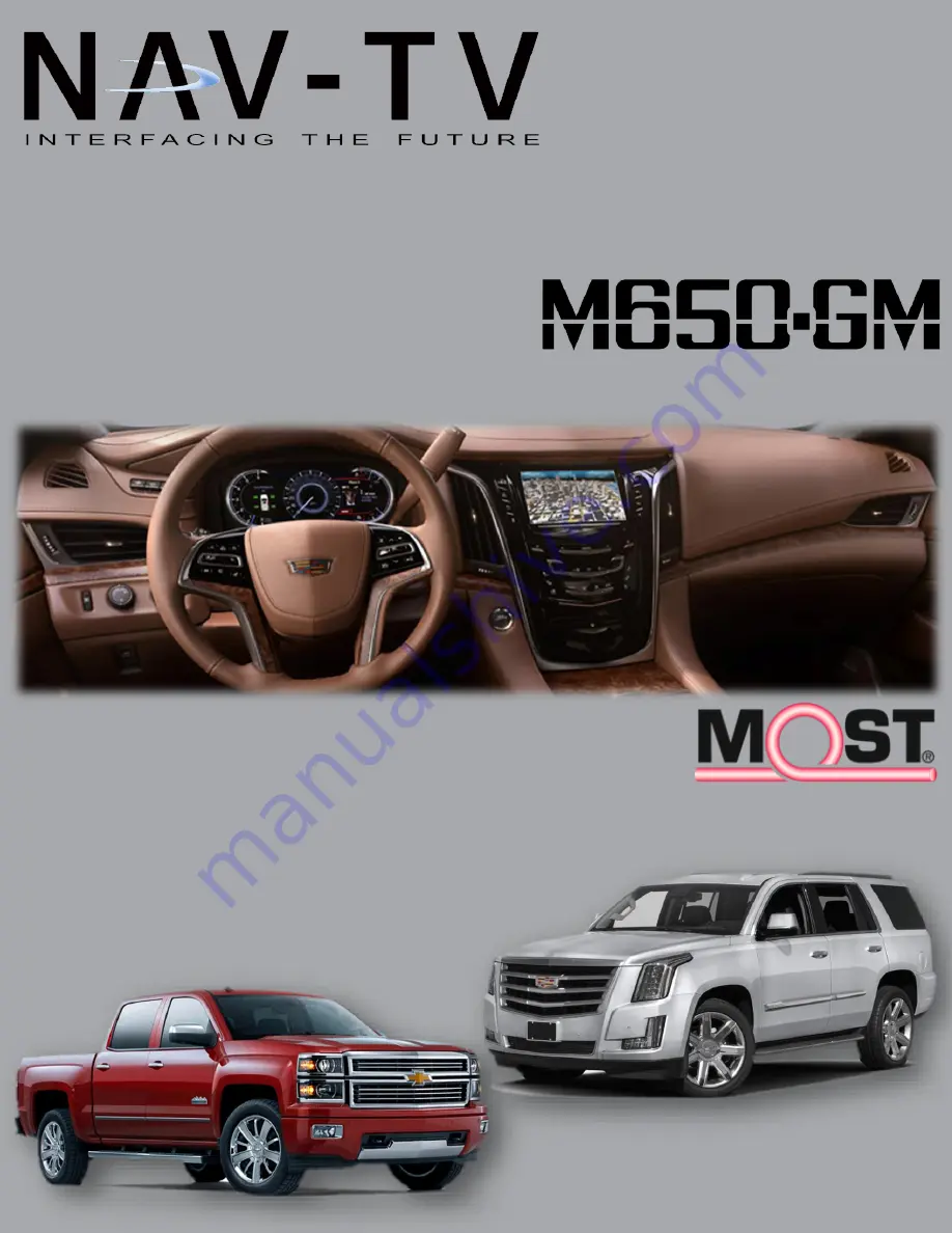 Nav TV M650-GM Manual Download Page 1