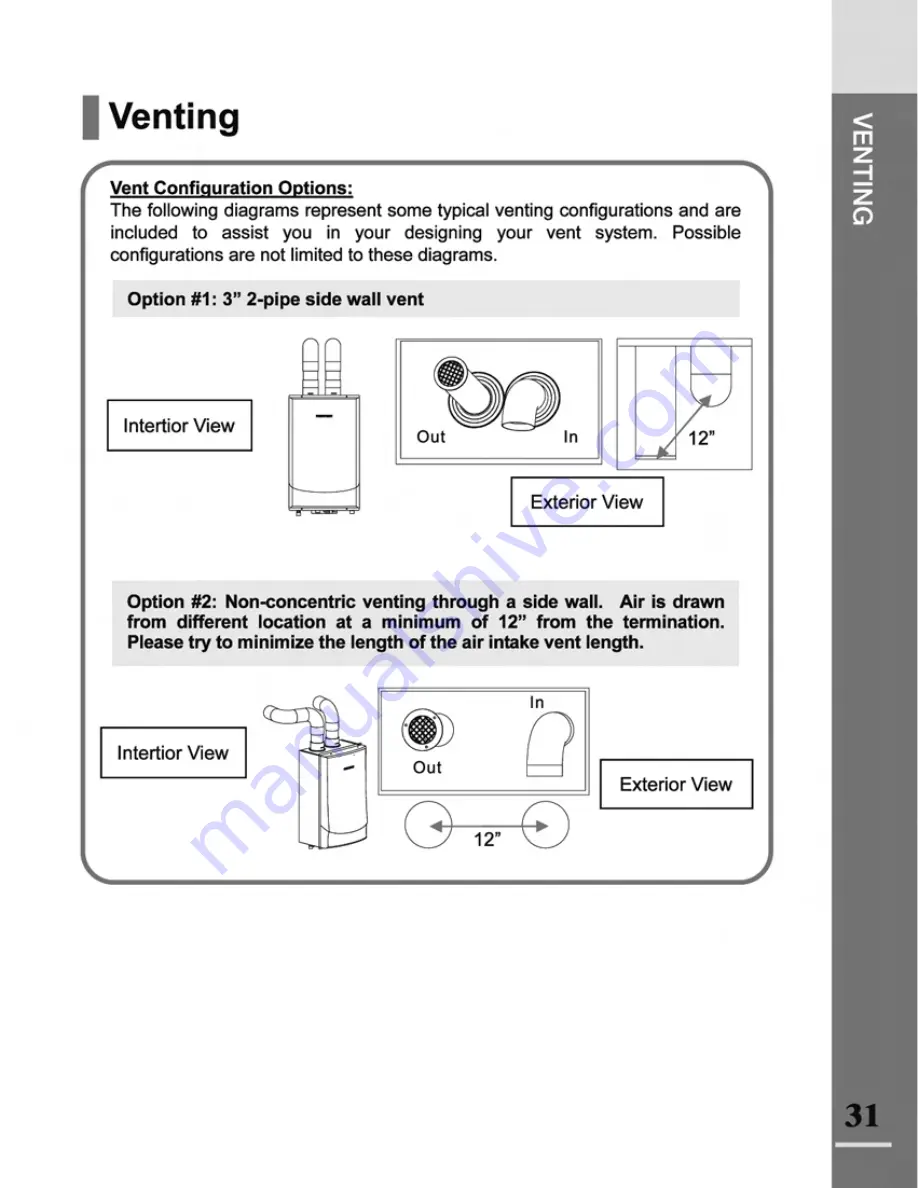 Navien NR-180A Installation Manual Download Page 31