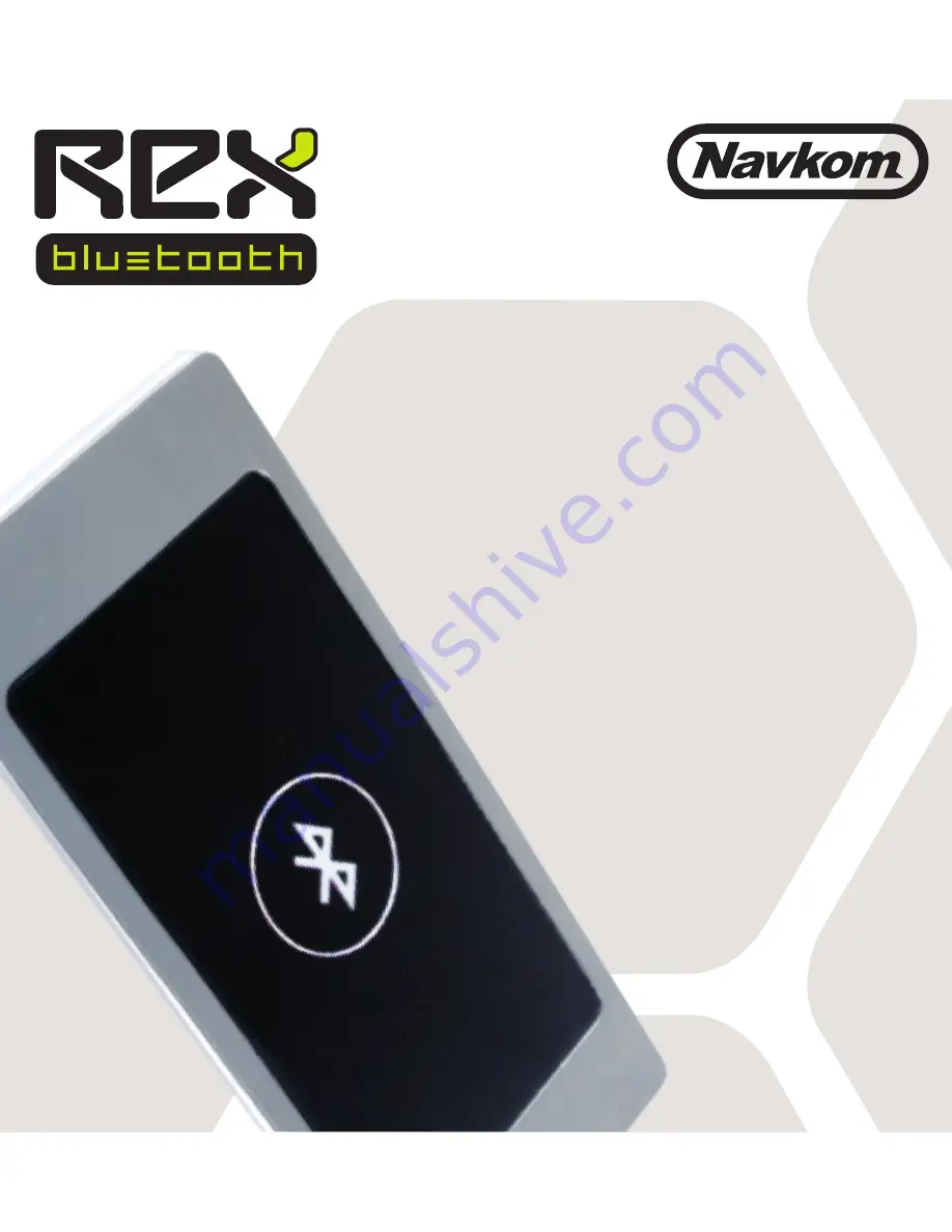 Navkom REX-Bluetooth Скачать руководство пользователя страница 1