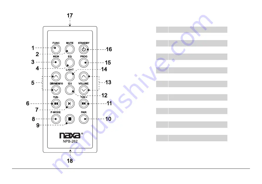 Naxa NPB-262 Скачать руководство пользователя страница 5