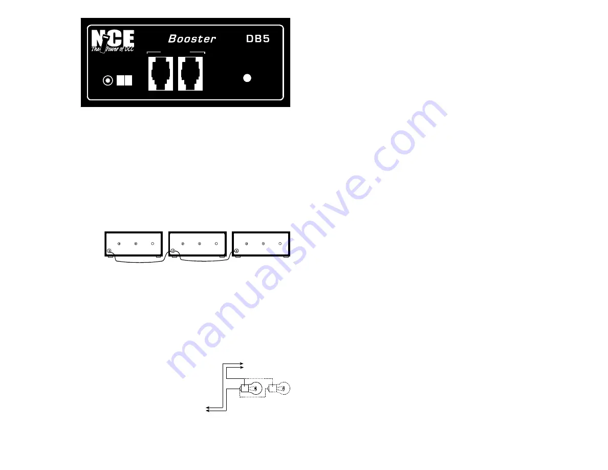 NCE DB5 Quick Start Manual Download Page 2