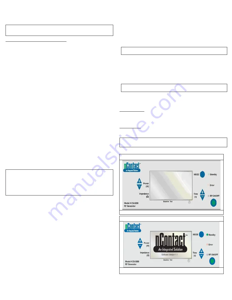 nContact CS-3000 Operator'S Manual Download Page 9