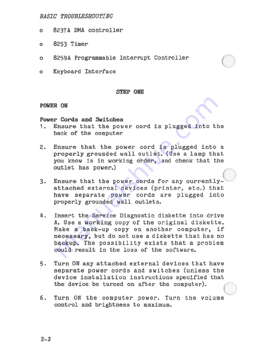 NCR PC4I Service Manual Download Page 18