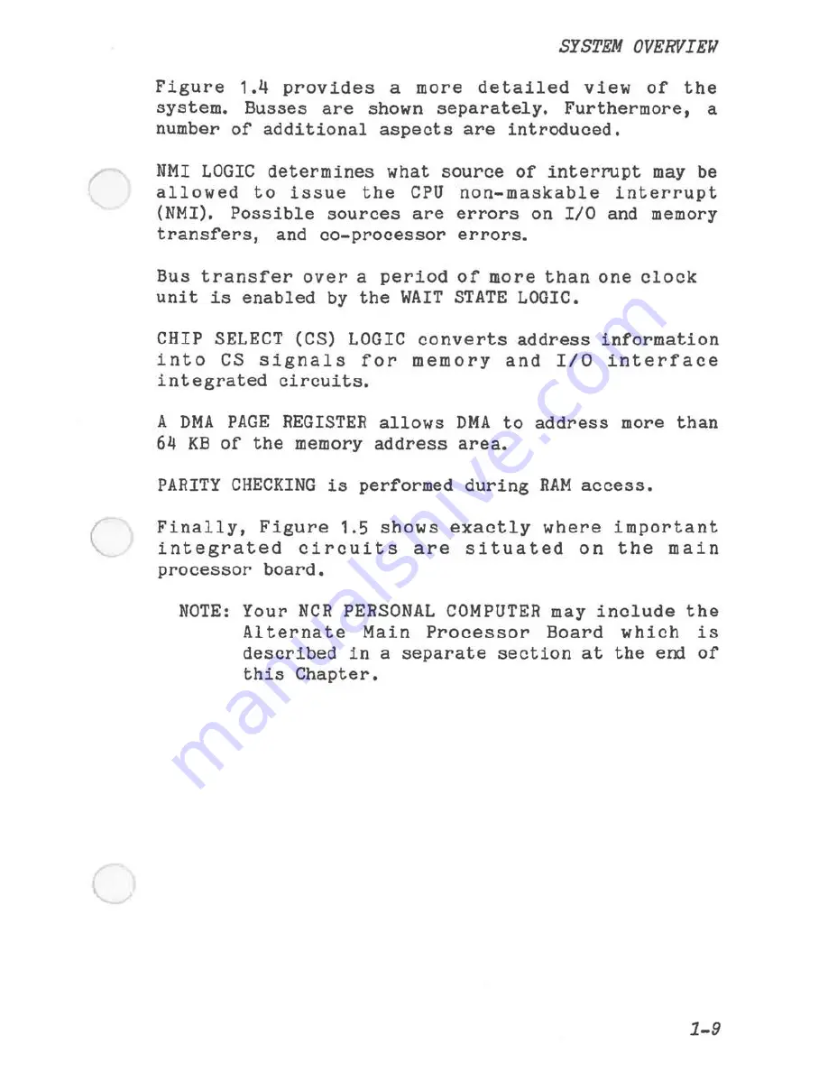 NCR PC4I Technical Reference Download Page 19