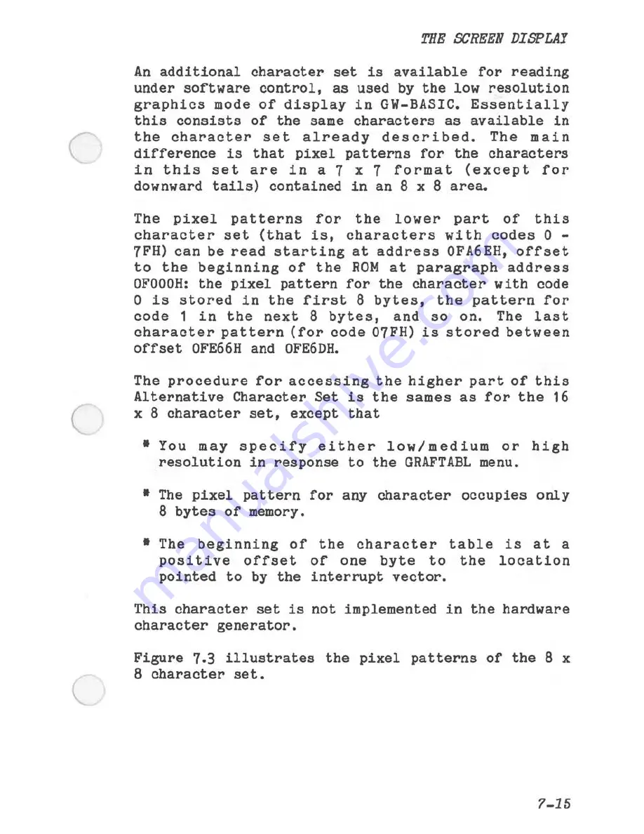 NCR PC4I Technical Reference Download Page 279