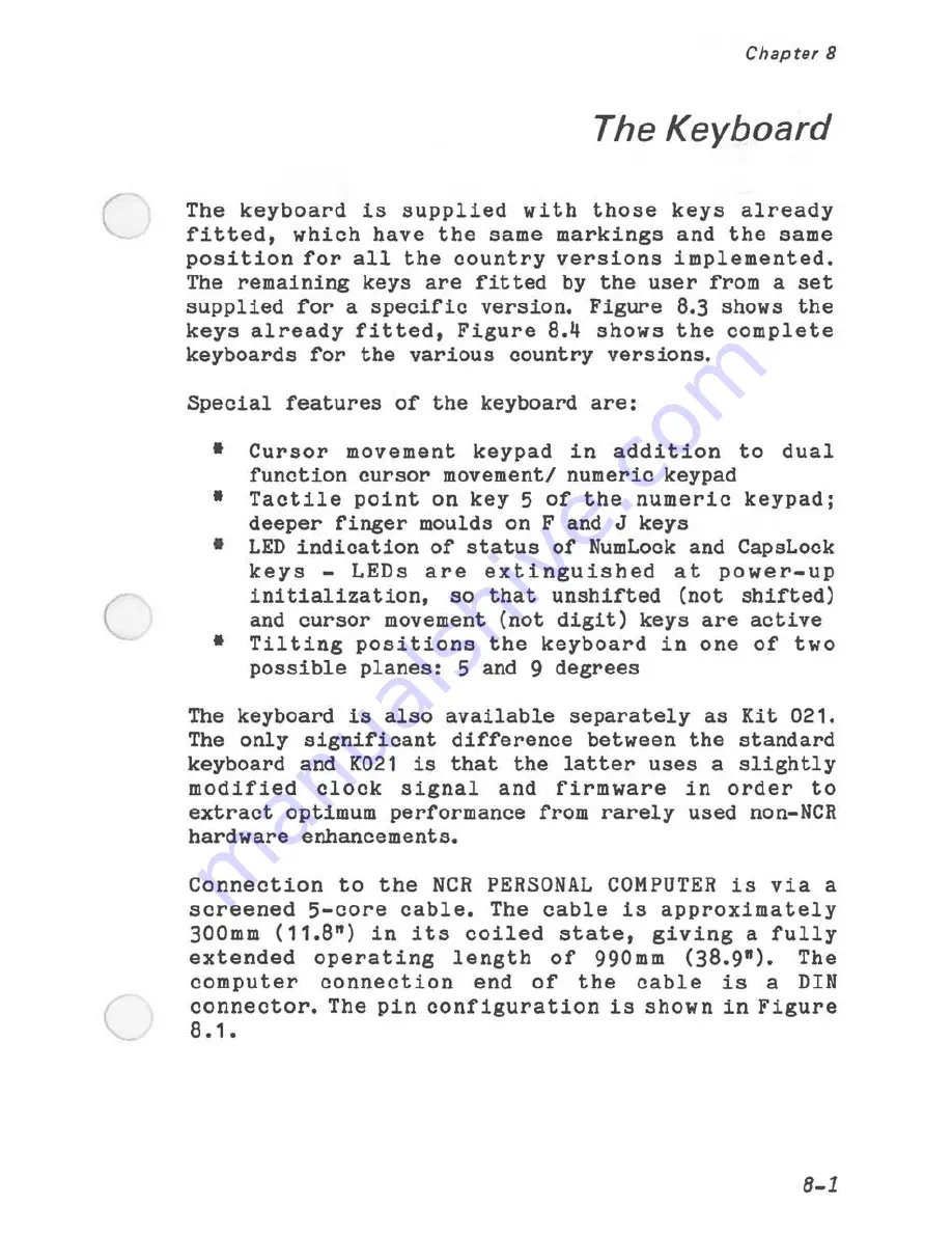 NCR PC4I Technical Reference Download Page 329