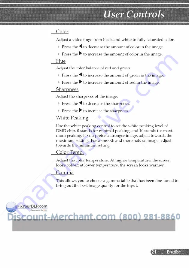 NEC NP200 User Manual Download Page 28