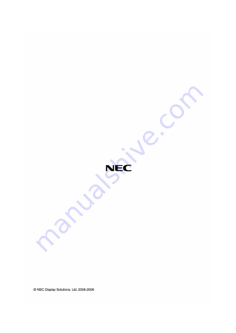 NEC NP4100WJ User Manual Download Page 158