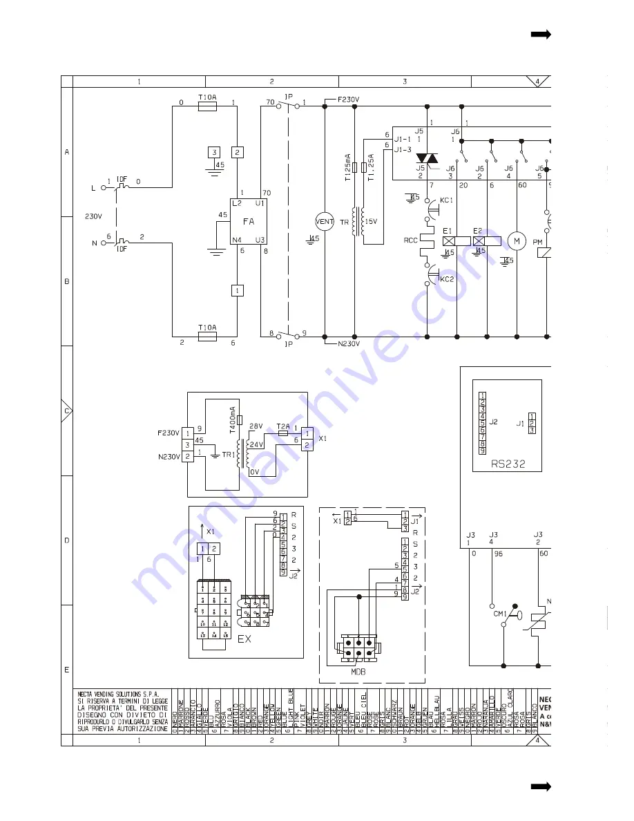 Necta Colibri Instructions For Installation, Use And Maintenance Manual Download Page 44