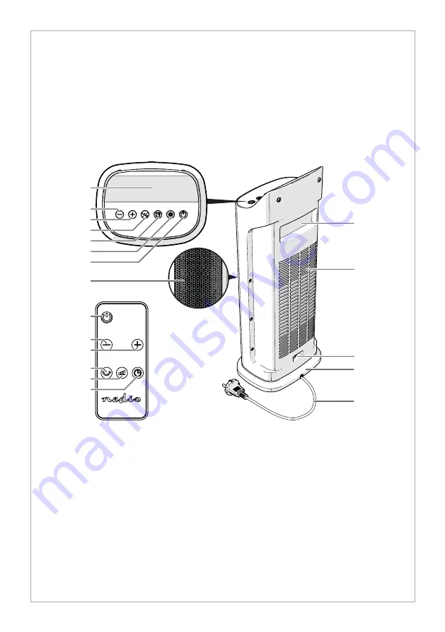 nedis HTFA20WTW Manual Download Page 3