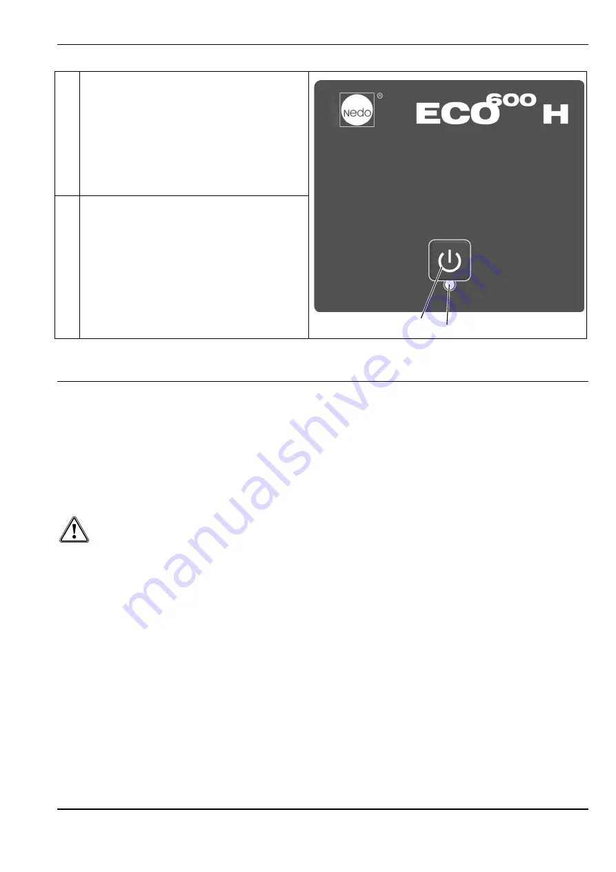 Nedo ECO 600 H Operating Instructions Manual Download Page 47