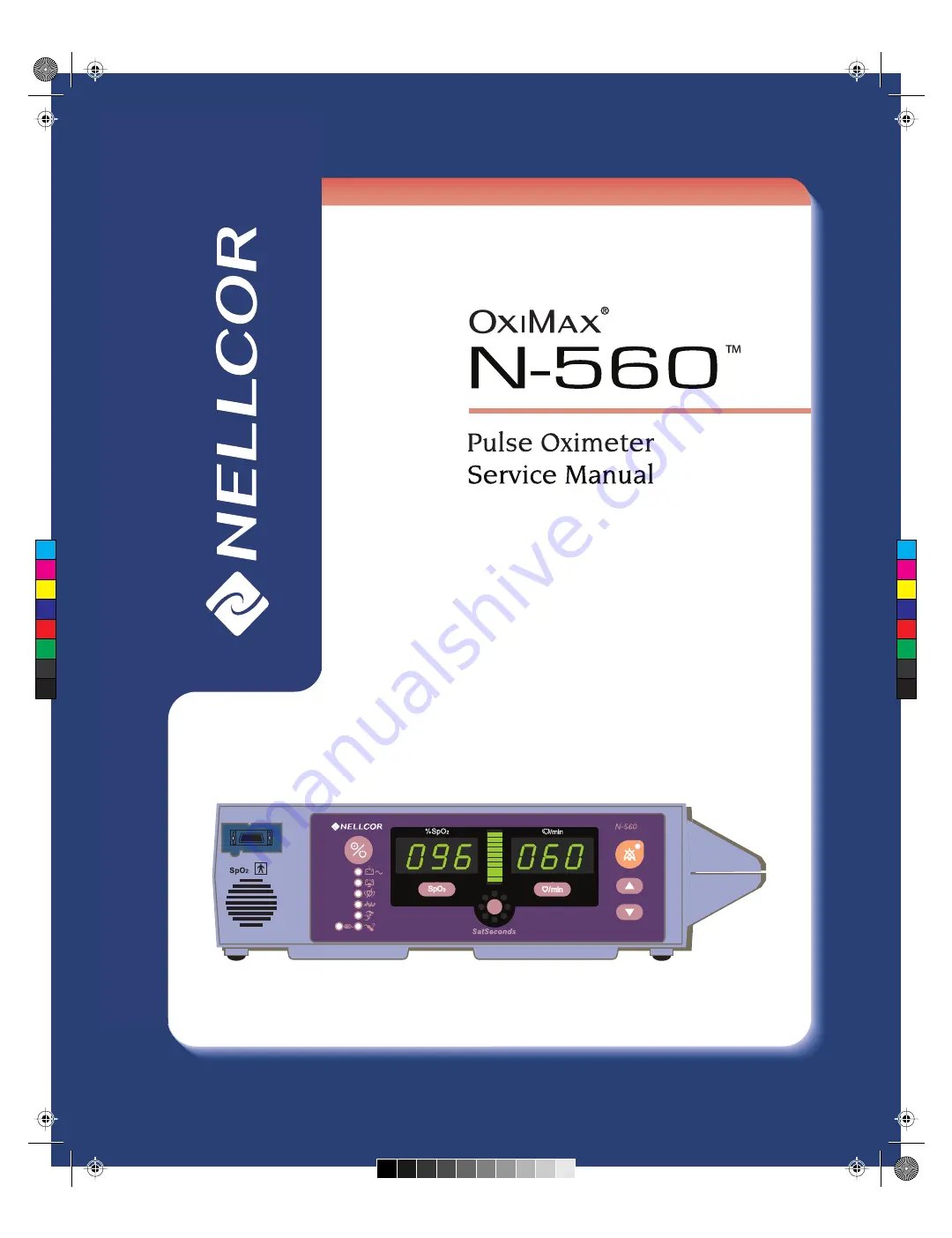 Nellcor OXIMAX N-560 Service Manual Download Page 1