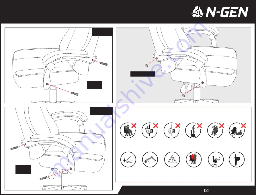 Neo Chair N-GEN CITUS Series User Manual Download Page 6