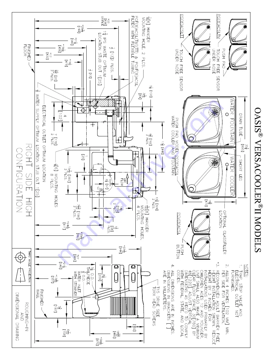 Oasis VERSACOOLER II Instructions Download Page 3