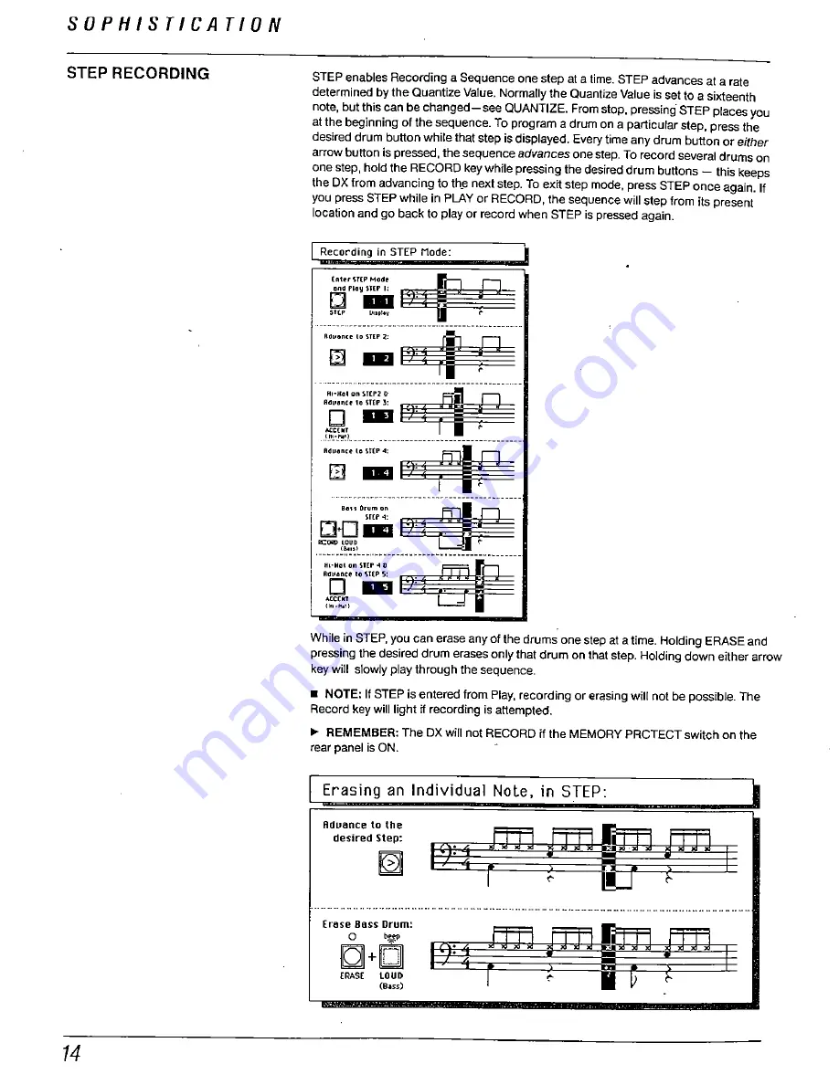 Oberheim DX Owner'S Manual Download Page 19