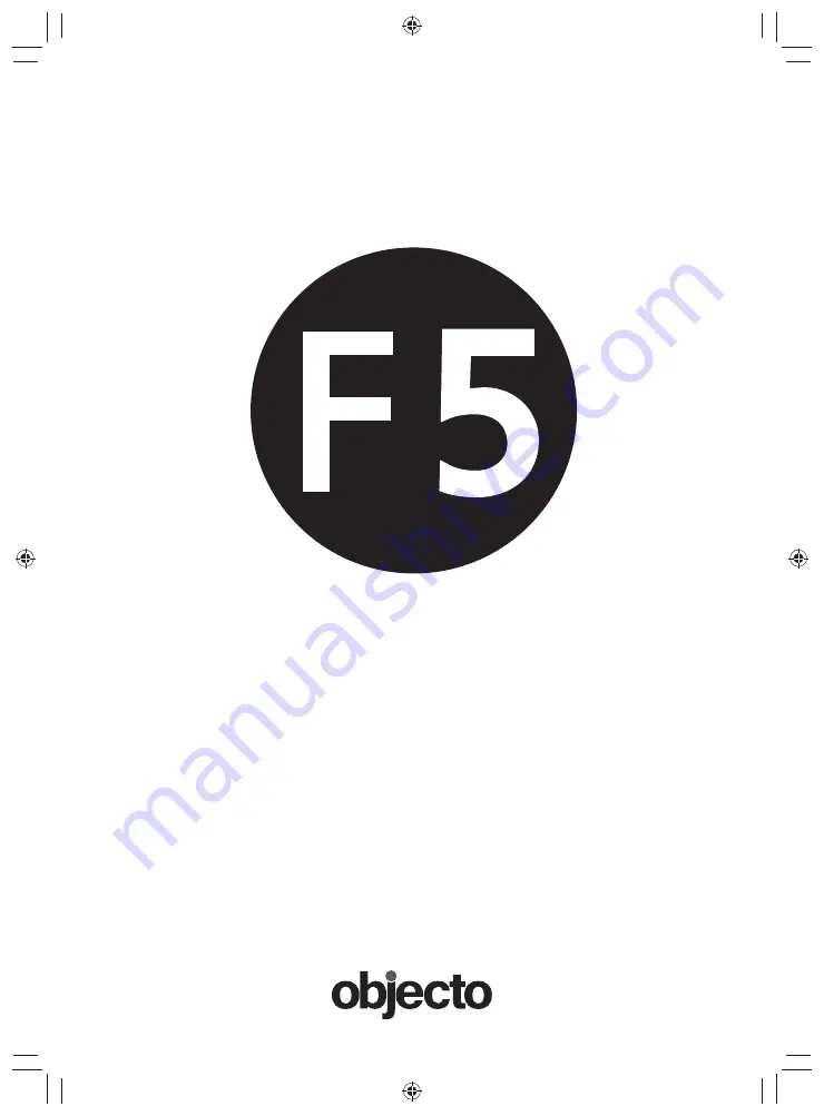 Objecto F5 User Manual Download Page 1