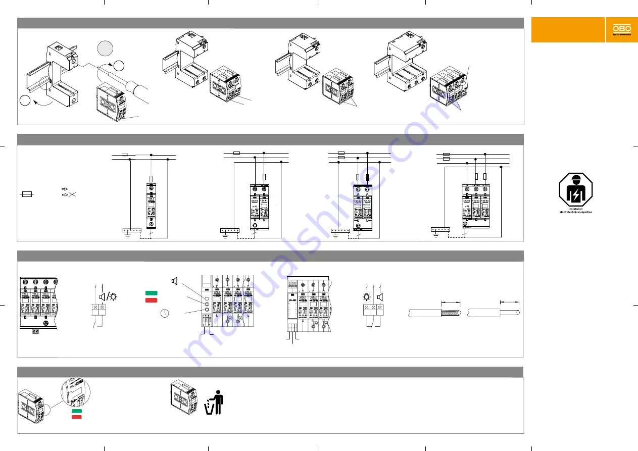 OBO Bettermann V 25-B+C 1 Скачать руководство пользователя страница 1