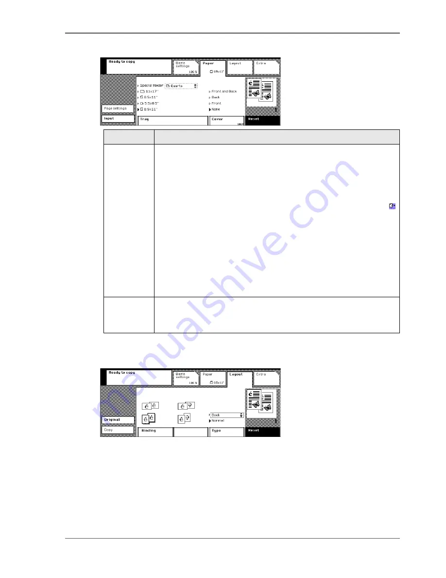 OcÃ© VarioPrint 1055 User Manual Download Page 165