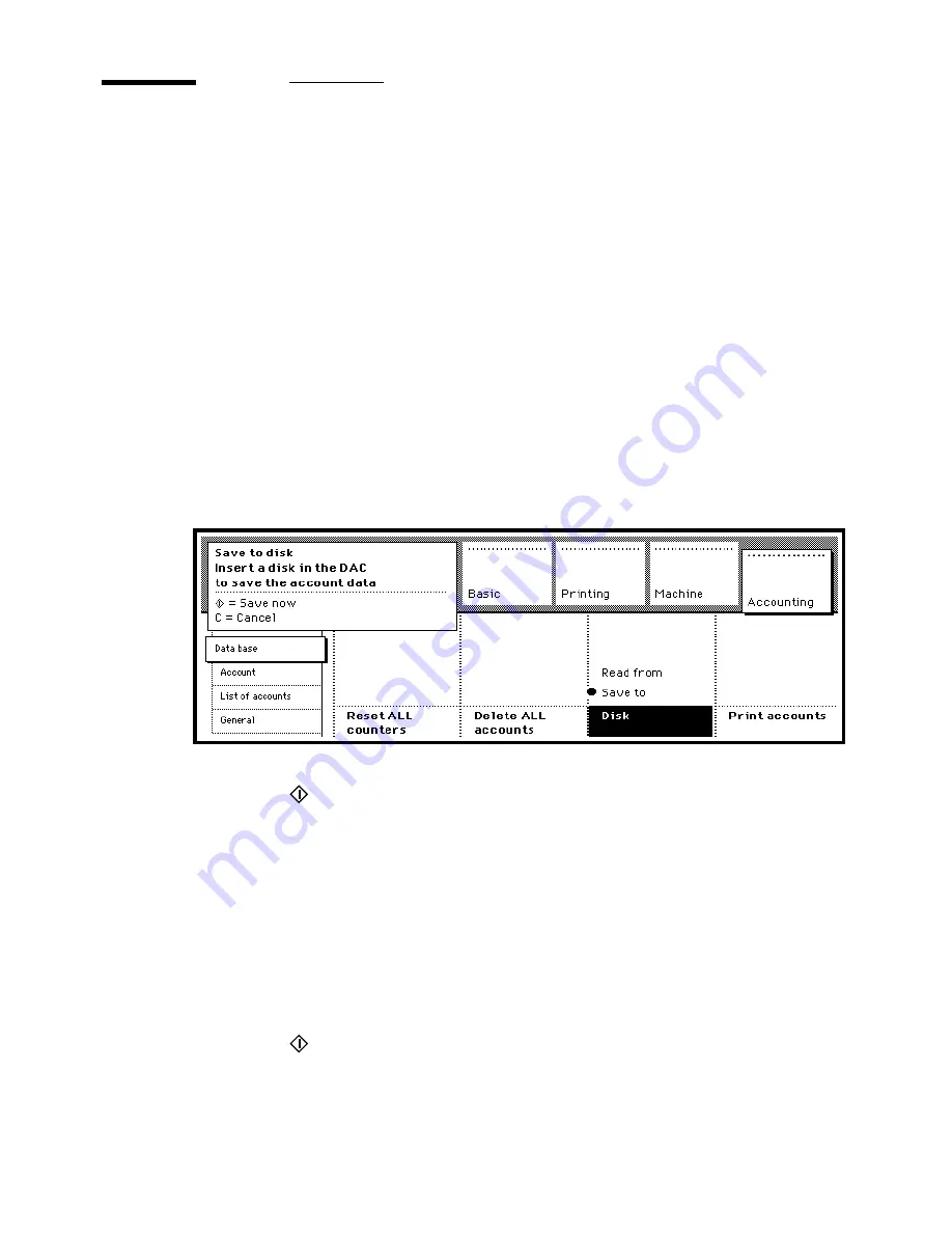 Oce 3165 Operator'S Manual Download Page 58