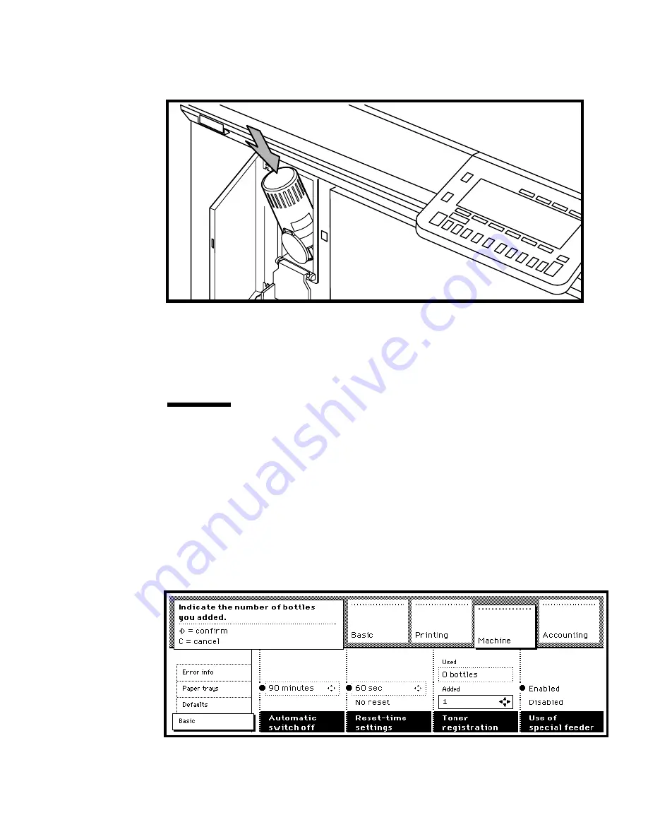 Oce 3165 Operator'S Manual Download Page 67