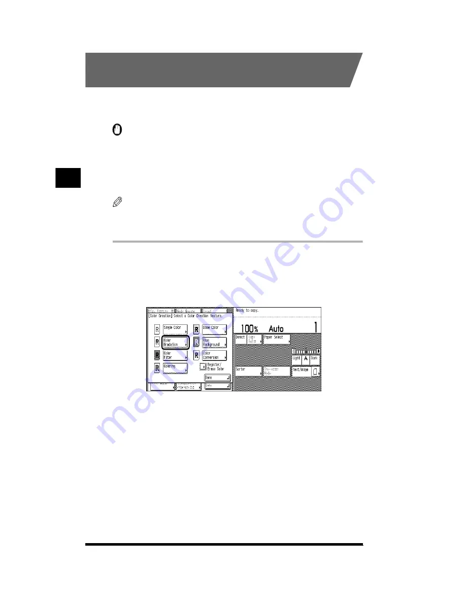 Oce CS120 Copying Manual Download Page 261