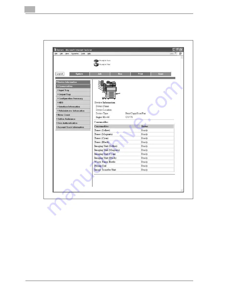 Oce CS175 Phase 3 User Manual Download Page 334