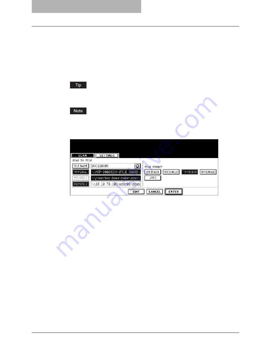 Oce im5530 Scanning Manual Download Page 42