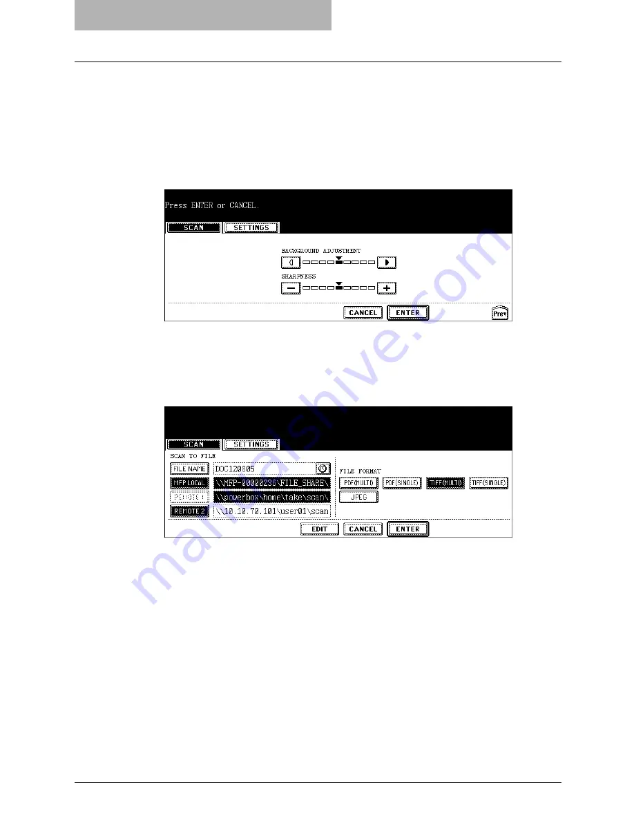 Oce im5530 Scanning Manual Download Page 44