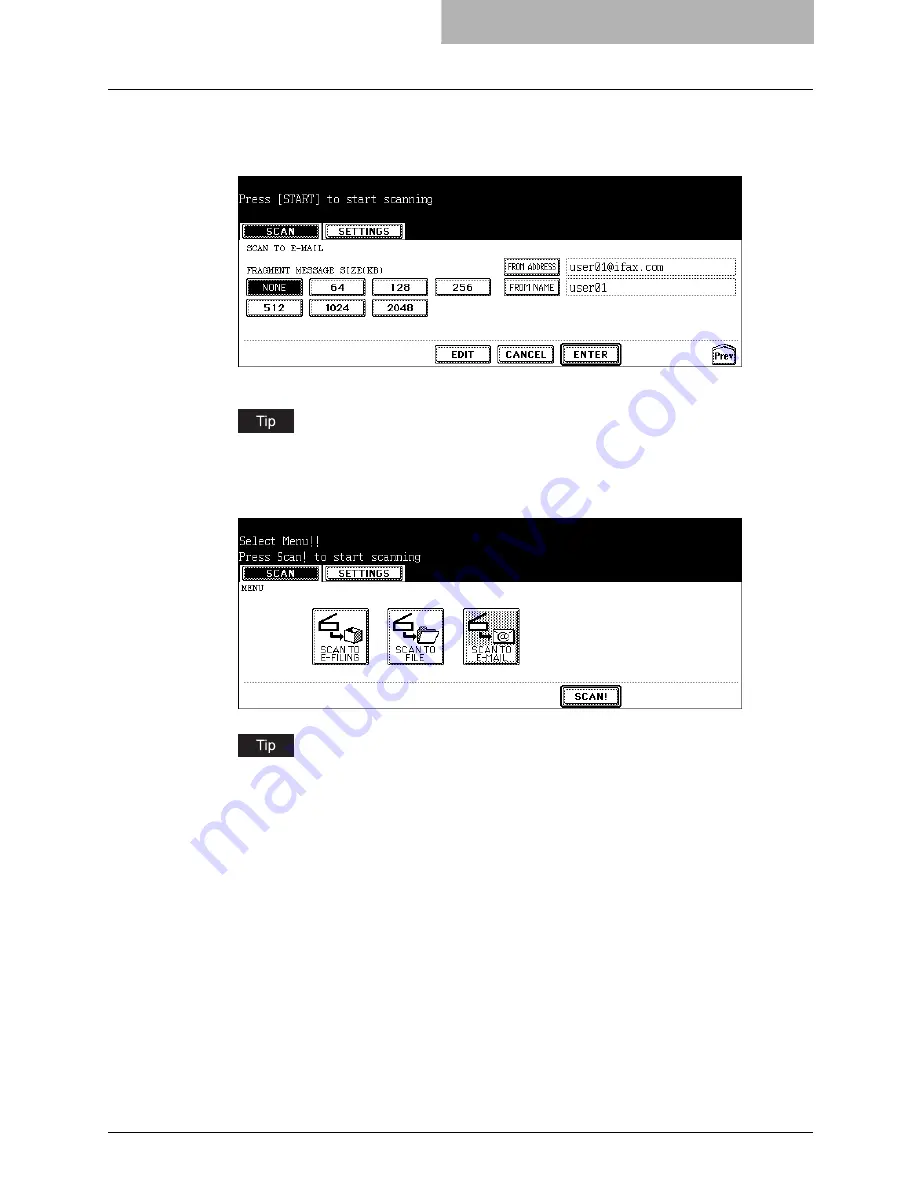 Oce im5530 Scanning Manual Download Page 53