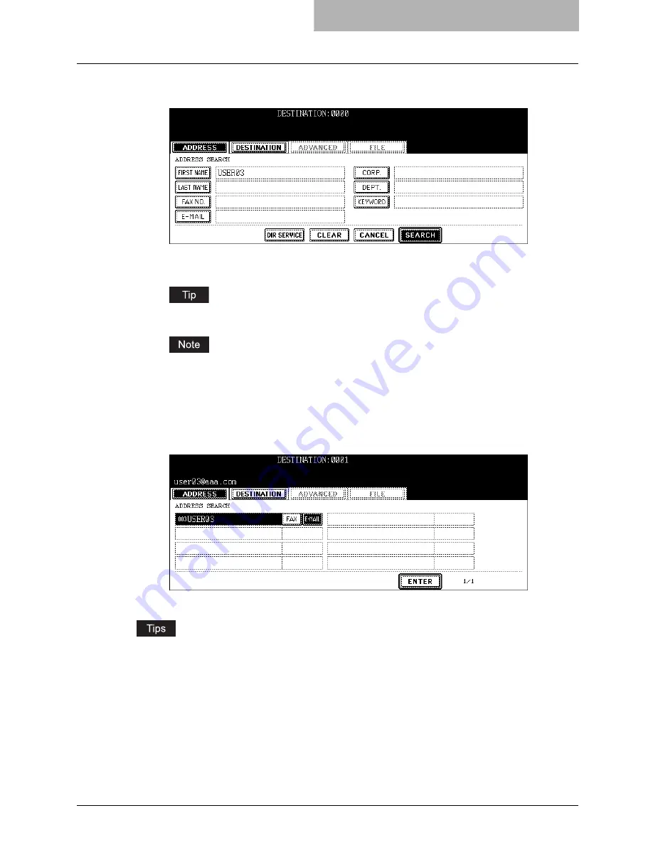 Oce im5530 Scanning Manual Download Page 103