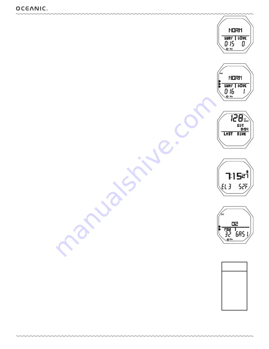 Oceanic OCS Operating Manual Download Page 18