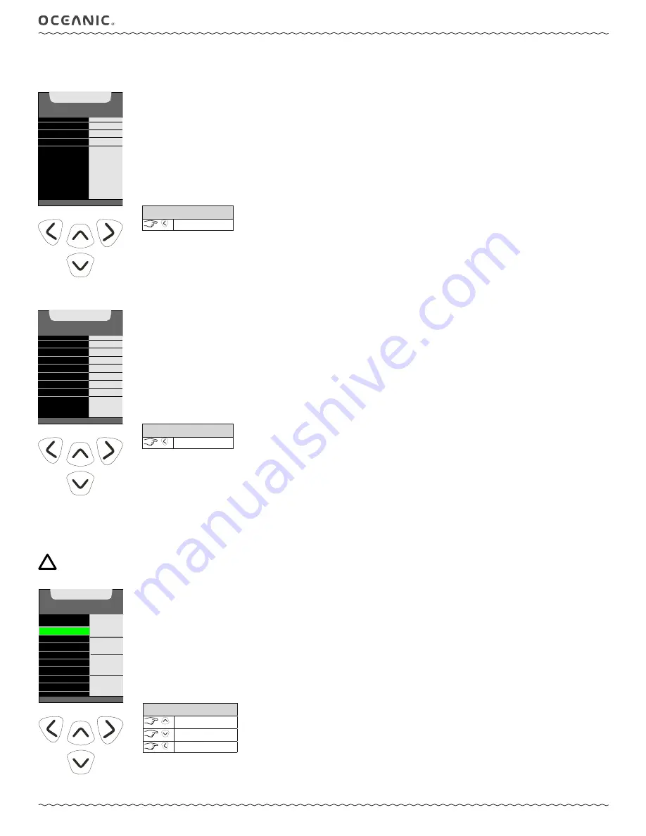 Oceanic PROPLUS X Operating Manual Download Page 25