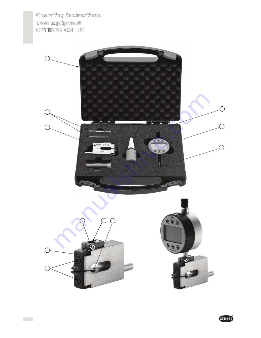 OETIKER CAL 02 Скачать руководство пользователя страница 2