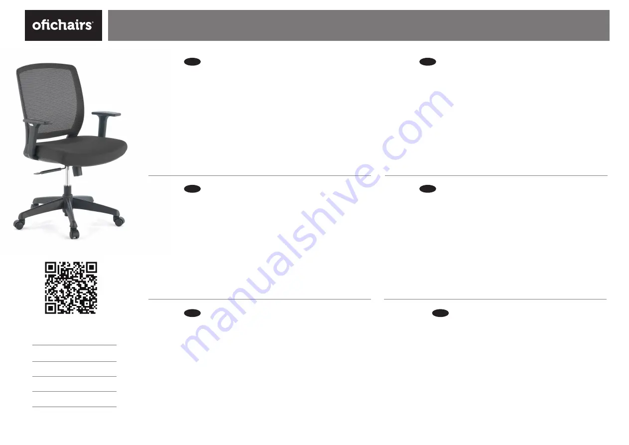 ofichairs Nicole Скачать руководство пользователя страница 1