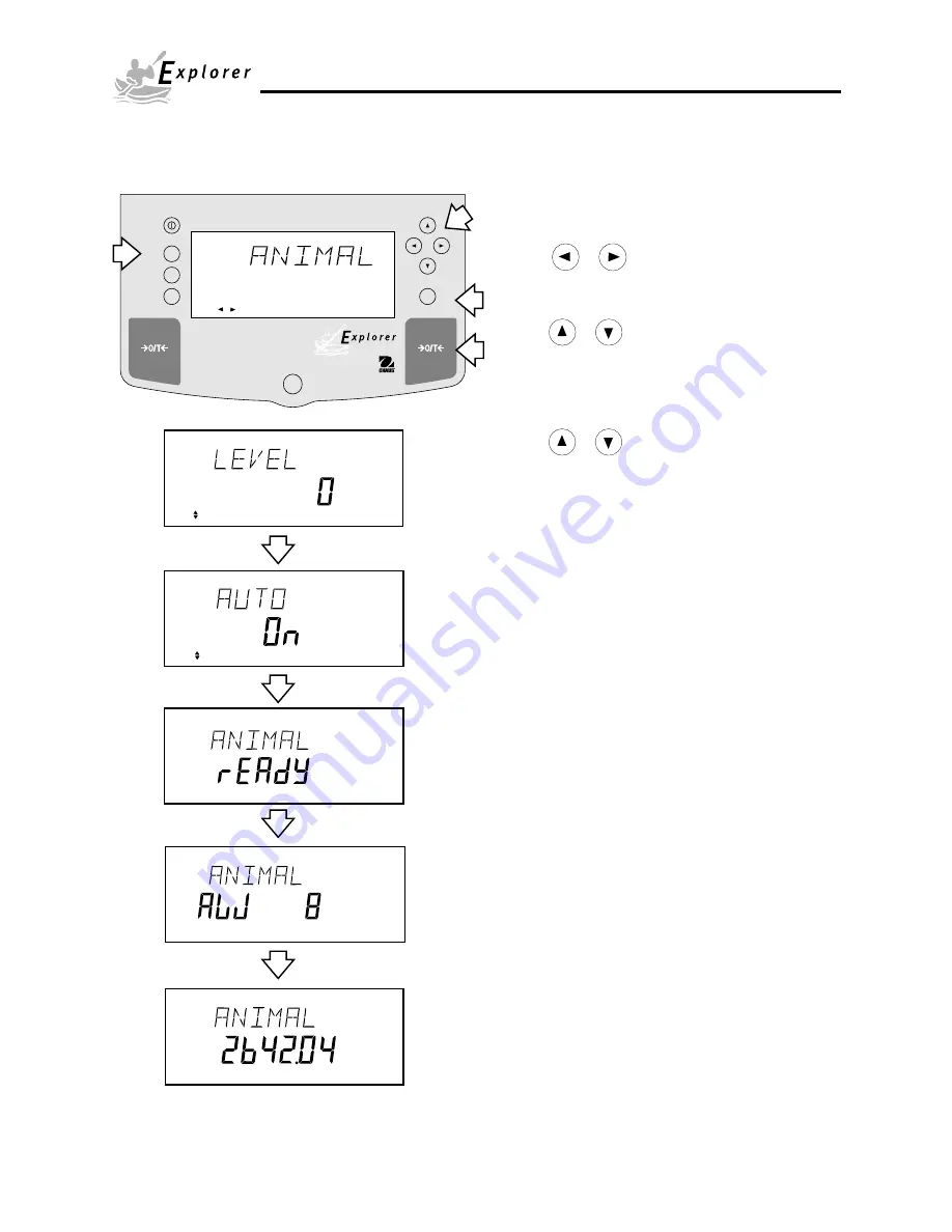 OHAUS EXPLORER Instruction Manual Download Page 26