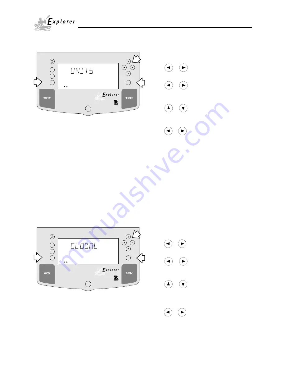 OHAUS EXPLORER Instruction Manual Download Page 36