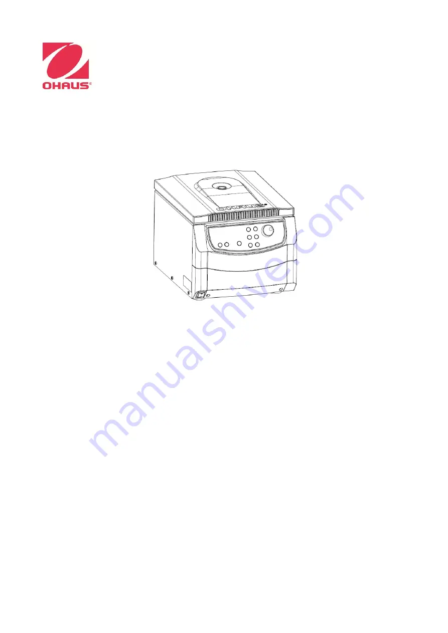 OHAUS Frontier FC5714 Service Manual Download Page 1