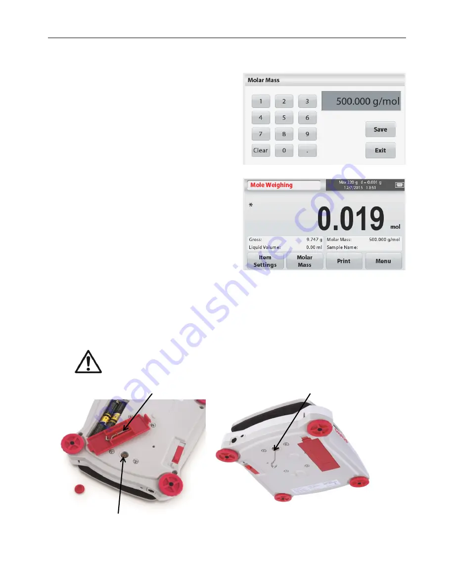 OHAUS Scout STX123 Instruction Manual Download Page 27