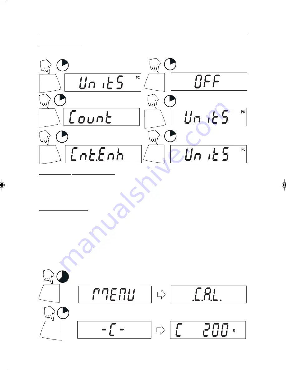 OHAUS SP202 Instruction Manual Download Page 16