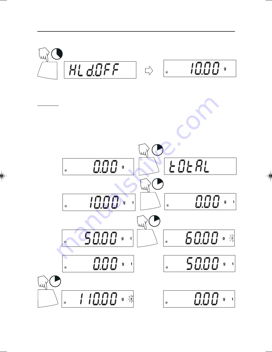 OHAUS SP202 Instruction Manual Download Page 22