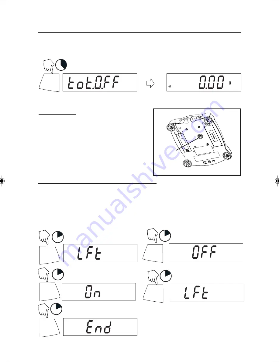 OHAUS SP202 Instruction Manual Download Page 23