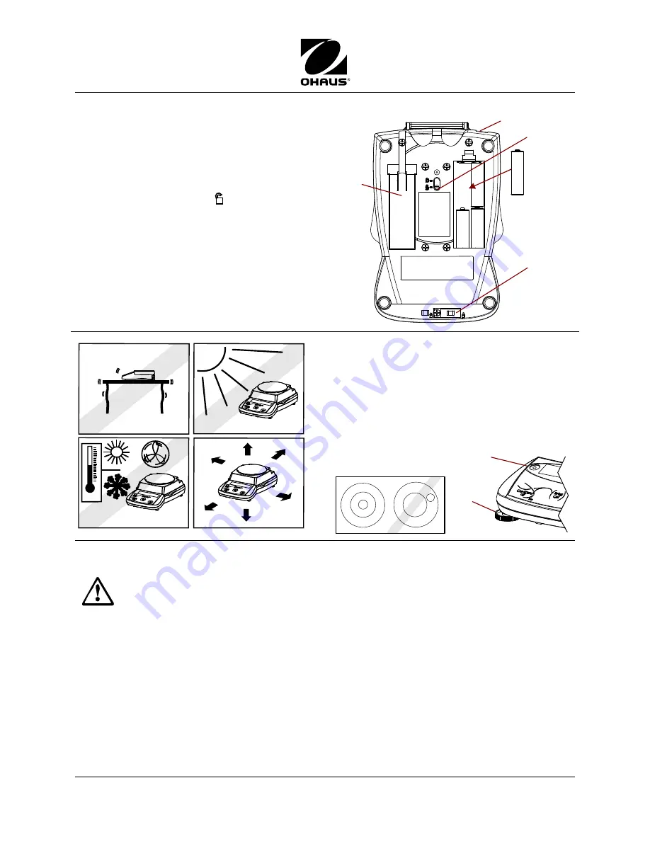 OHAUS TAJ Series Скачать руководство пользователя страница 1