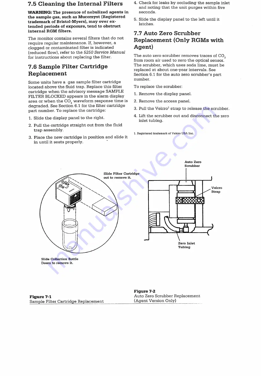 Ohmeda 5250 Operation And Maintenance Manual Download Page 50