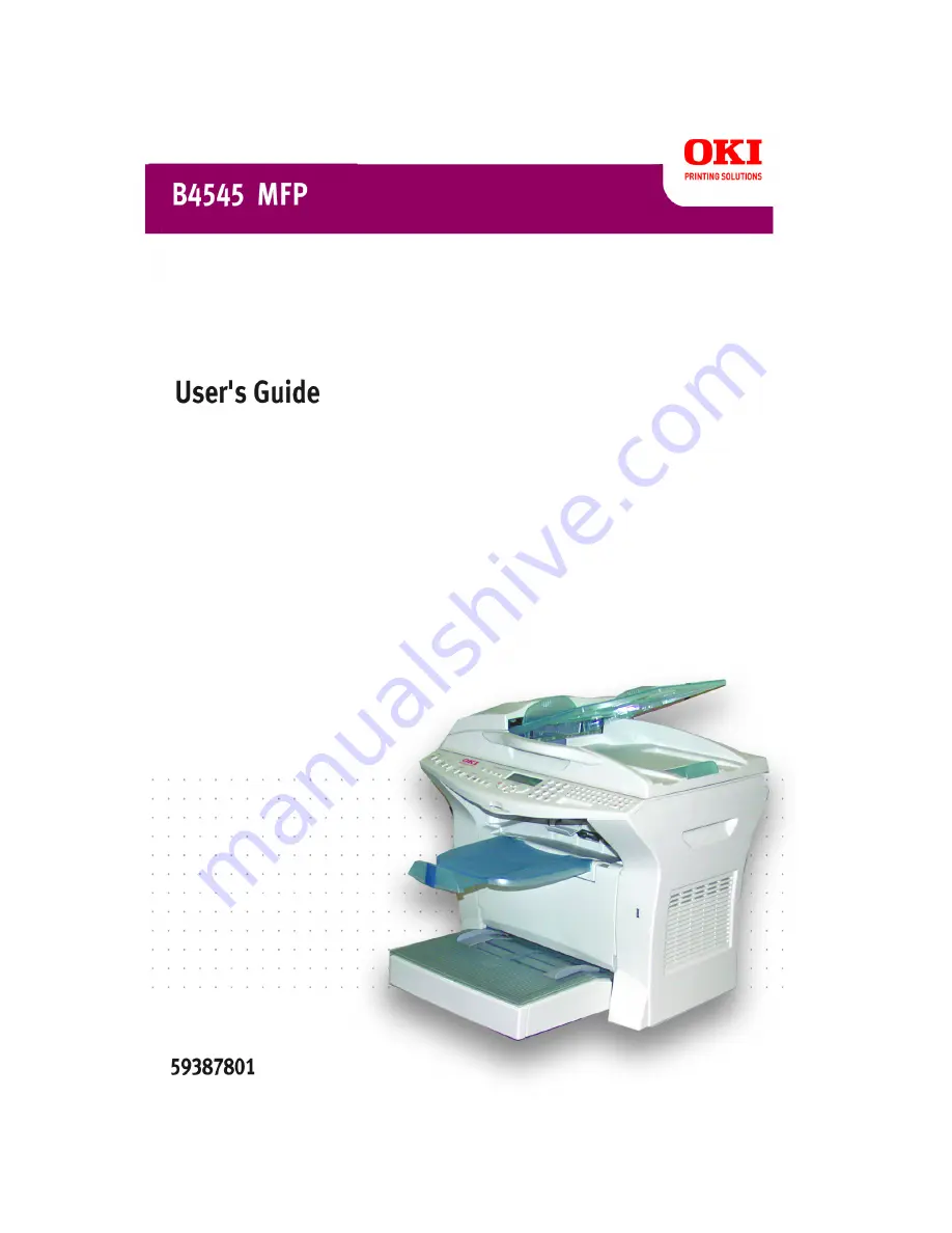 Oki B4545 MFP User Manual Download Page 1